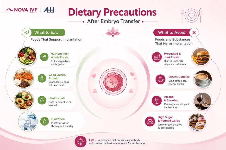 Precautions After Embryo Transfer