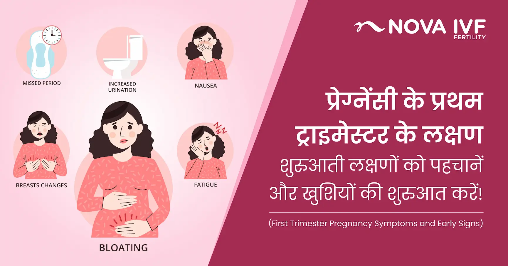 पहले तिमाही की प्रेग्नेंसी के लक्षण: शुरुआती लक्षणों को पहचानें और खुशियों की शुरुआत करें! (First Trimester Pregnancy Symptoms and Early Signs) 