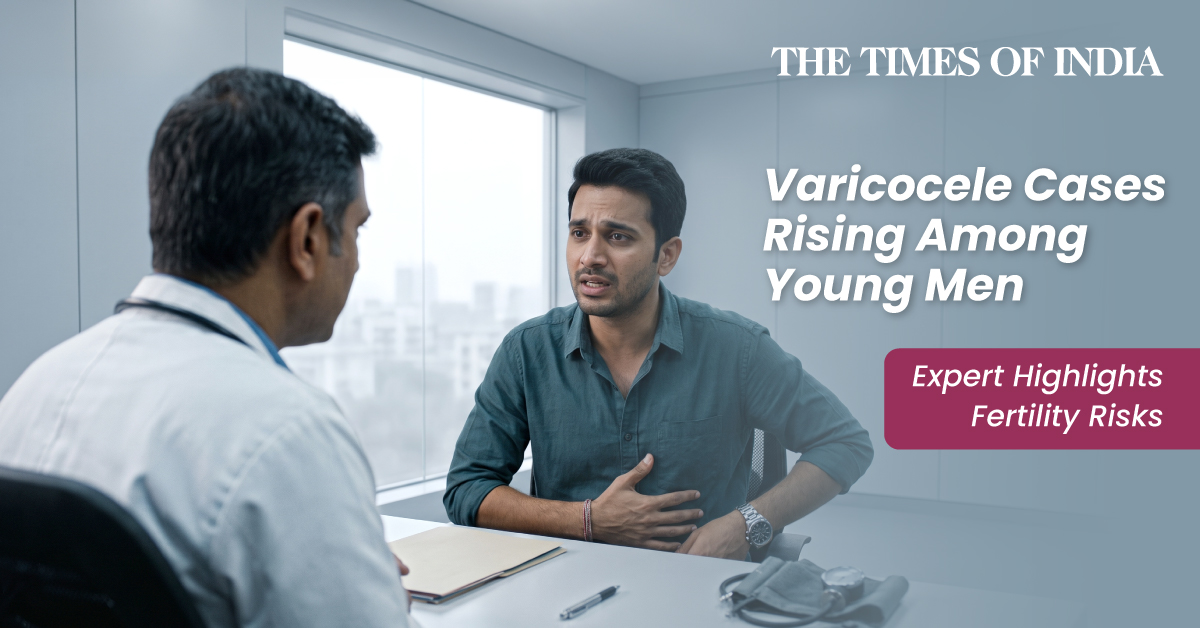Varicocele Cases Rising Among Young Men: Expert Highlights Fertility Risks